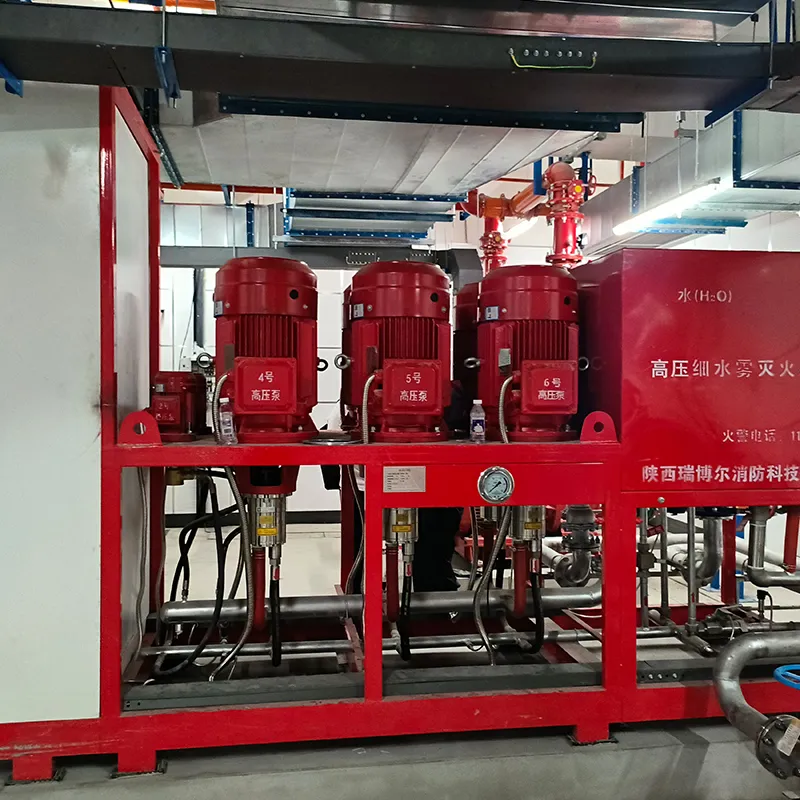 Система пожаротушения высокого давления тонкораспыленной водой XSWBG 448/14 RBRJK