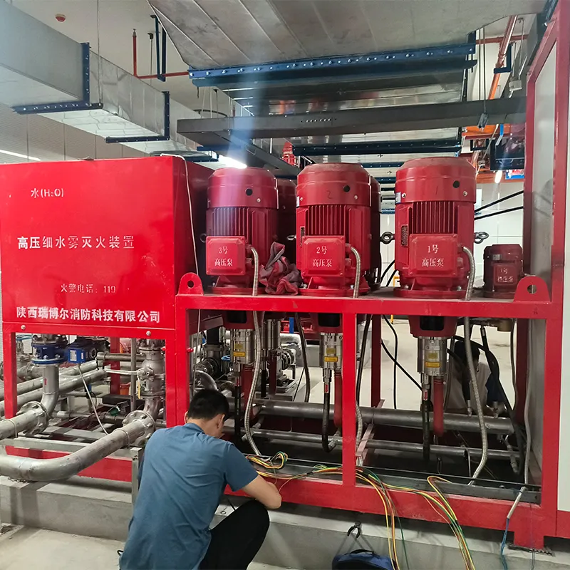 Система пожаротушения высокого давления тонкораспыленной водой XSWBG 672/14 RBRJK