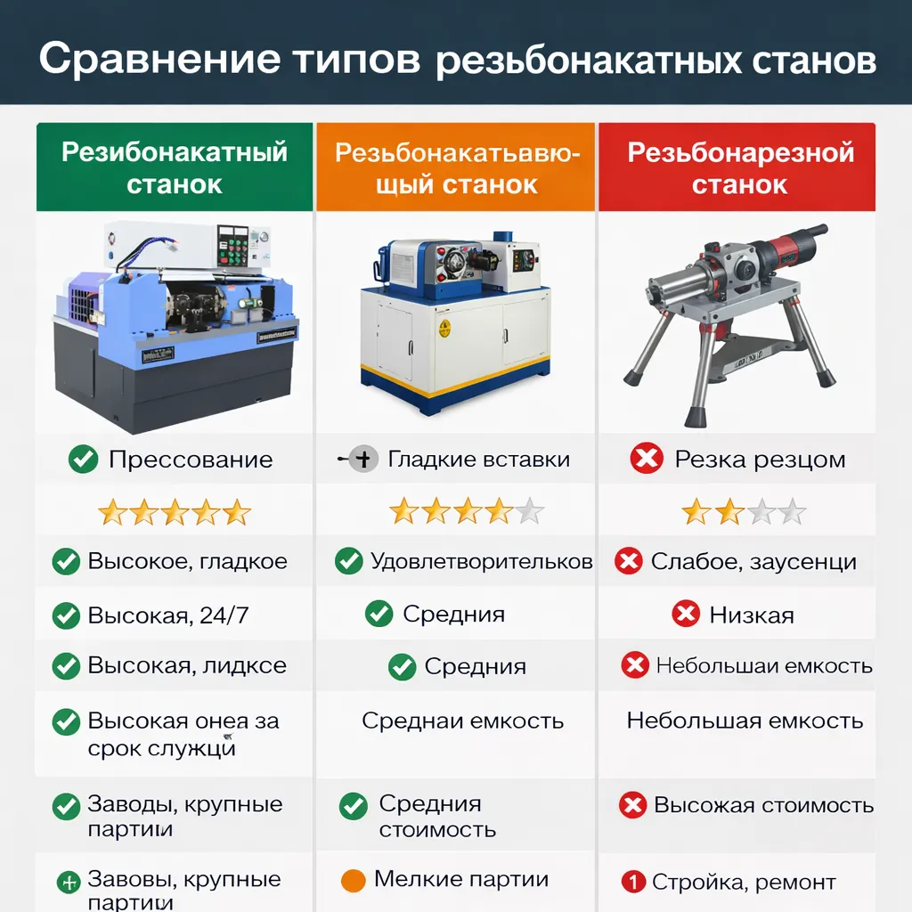 Почему промышленные заказчики в конечном итоге выбирают резьбонакатные станки?