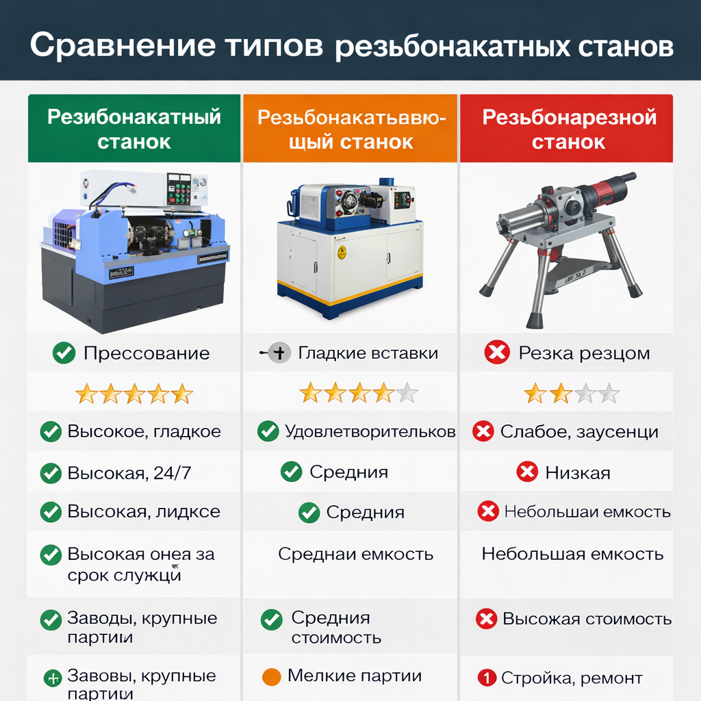 Сравнение резьбонакатных станков одной ценовой категории: станины из чугуна против сварных конструкций — что станет «чемпионом-марафонцем» для экспортно-ориентированных предприятий?