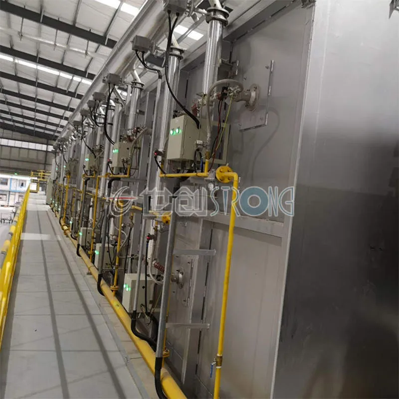 Газовая муфельная печь для линии светлого отжига рулонной ленты из нержавеющей стали