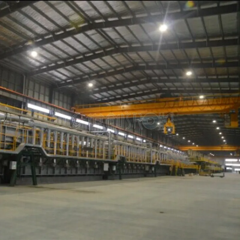 Линия непрерывного отжига и травления для горячекатаных рулонов нержавеющей стали