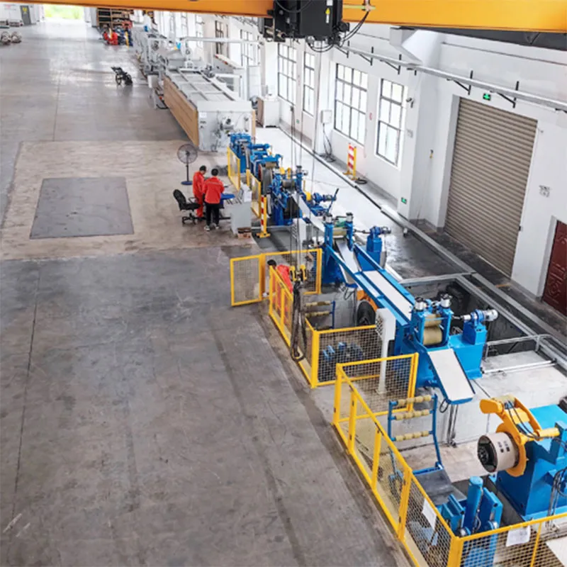 Линия непрерывной закалки и отпуска для ленты из высокоуглеродистой стали