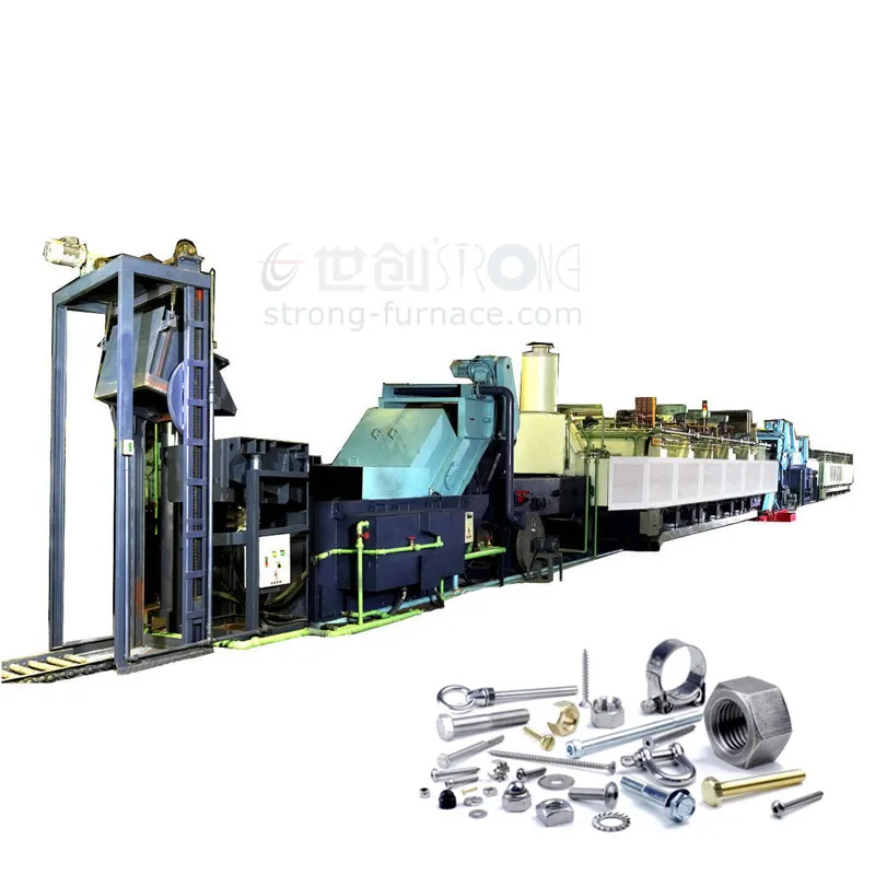 Печи непрерывной термической обработки для крепежных изделий (болтов, гаек, винтов)