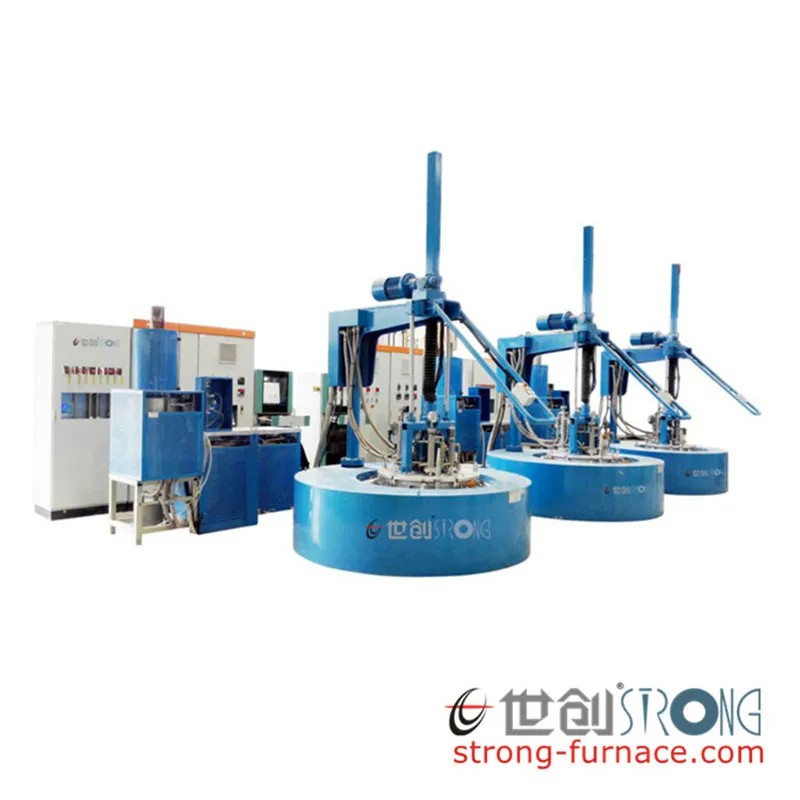 Шахтная вакуумно-импульсная азотировочная печь с прецизионной контролируемой атмосферой