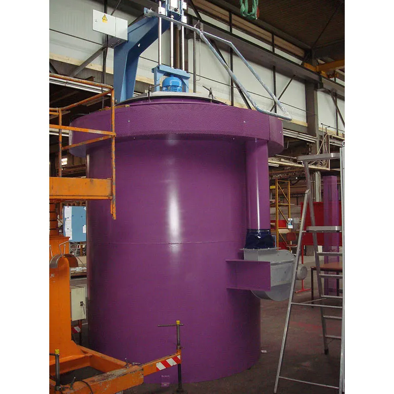 Шахтная вакуумно-импульсная азотировочная печь с прецизионной контролируемой атмосферой