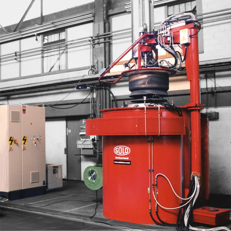 Шахтная цементационная печь с контролируемой атмосферой точного управления