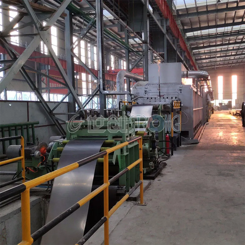 Энергоэффективная и экологичная горизонтальная линия непрерывного светлого отжига