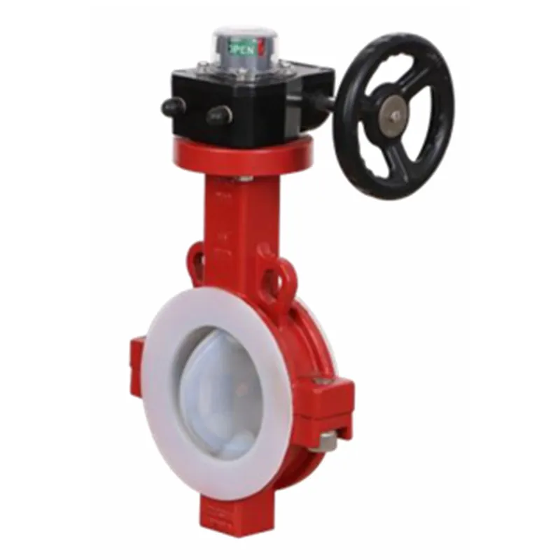 Дисковый затвор футерованный фторопластом