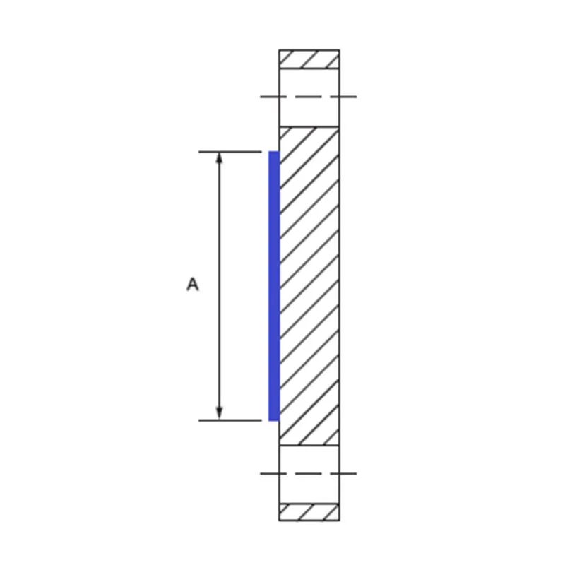 Заглушка футерованный фторопластом-4