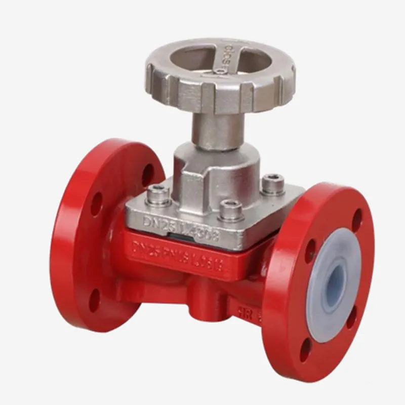 Мембранный клапан футерованный фторопластом