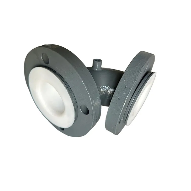 Отвод 90° футерованный фторопластом-4