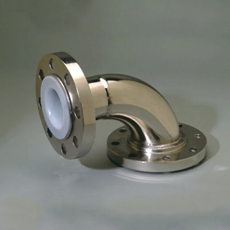 Отвод 90° футерованный фторопластом-4