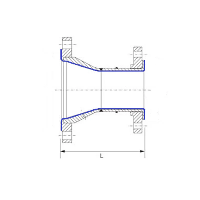 Переходы концентрические футерованный фторопластом-4