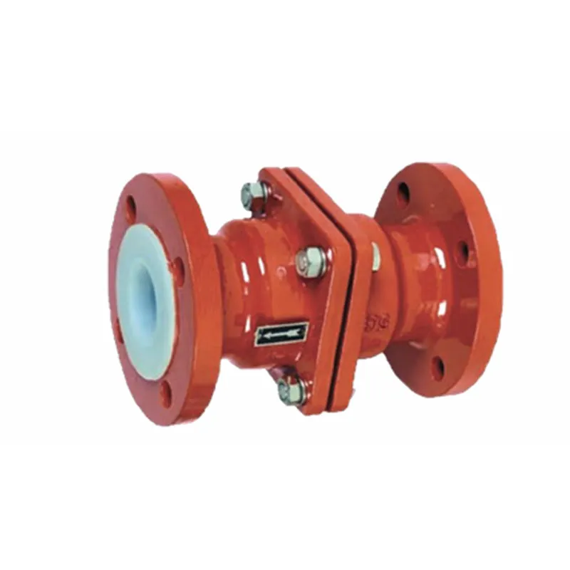 Шаровой обратный клапан футерованный фторопластом