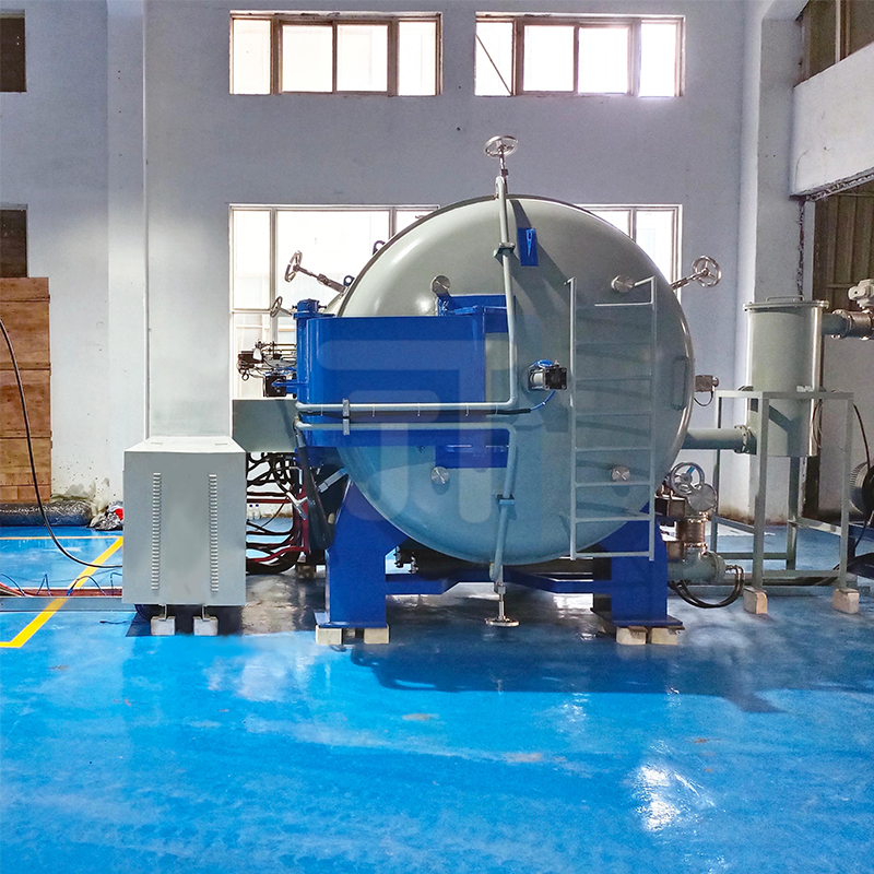 Вакуумная карбонизационная печь