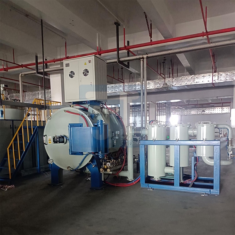 Вакуумная карбонизационная печь