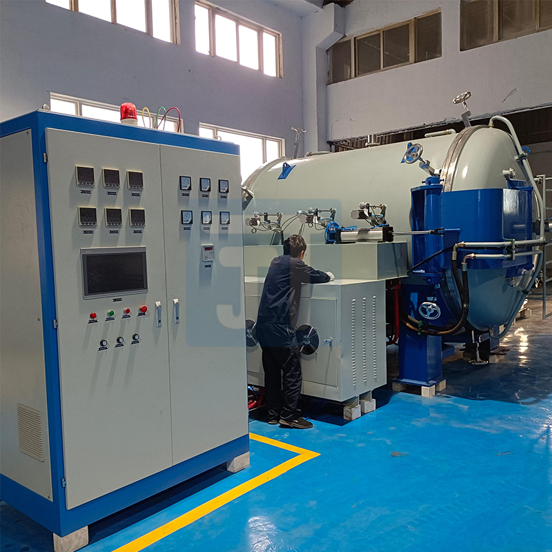 Вакуумная карбонизационная печь