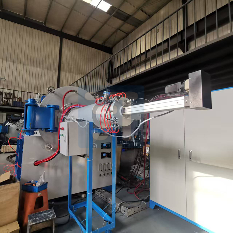 Графитовая печь с лодочкой-толкателем