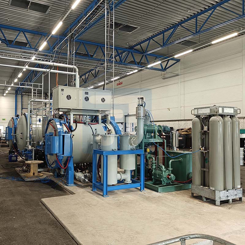 Крупногабаритная горизонтальная графитировочная печь