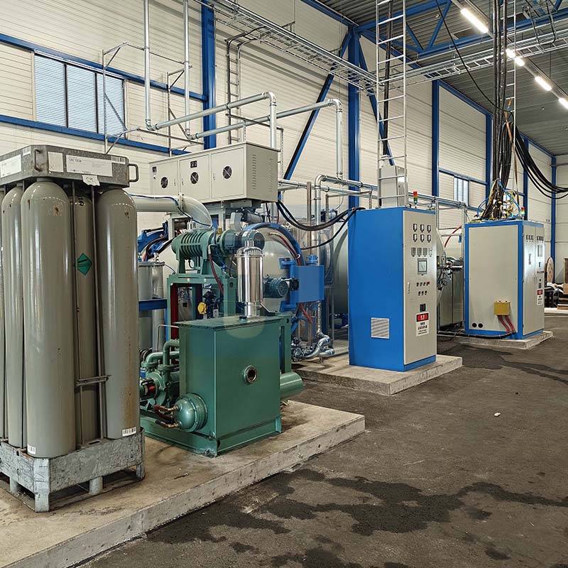 Крупногабаритная горизонтальная графитировочная печь