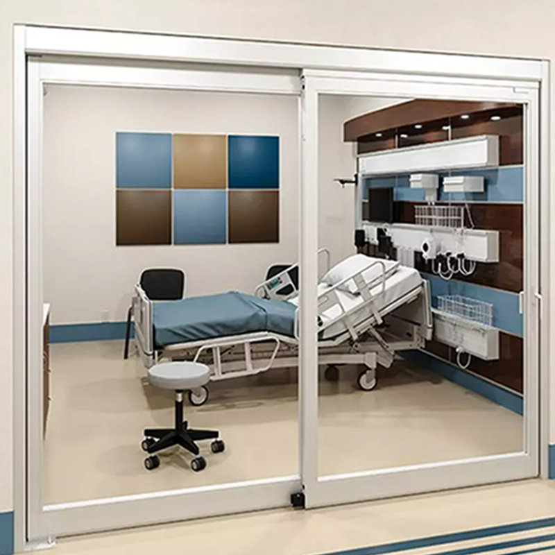 Автоматическая стеклянная дверь для отделения интенсивной терапии (ICU)