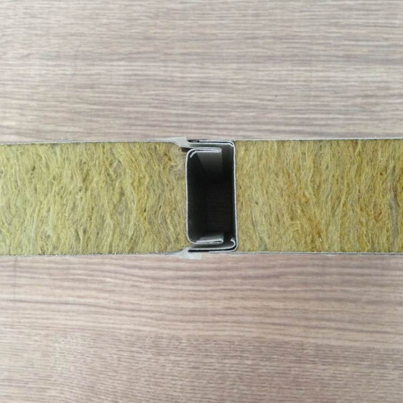 Механическая сэндвич-панель для чистых помещений с сердечником из минваты и облицовкой из стали на высокопрочном клее