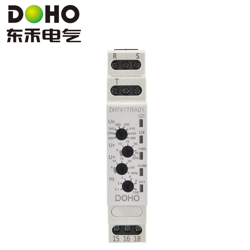 Реле контроля напряжения (3-фазное, 3-проводное) DH741TRA01
