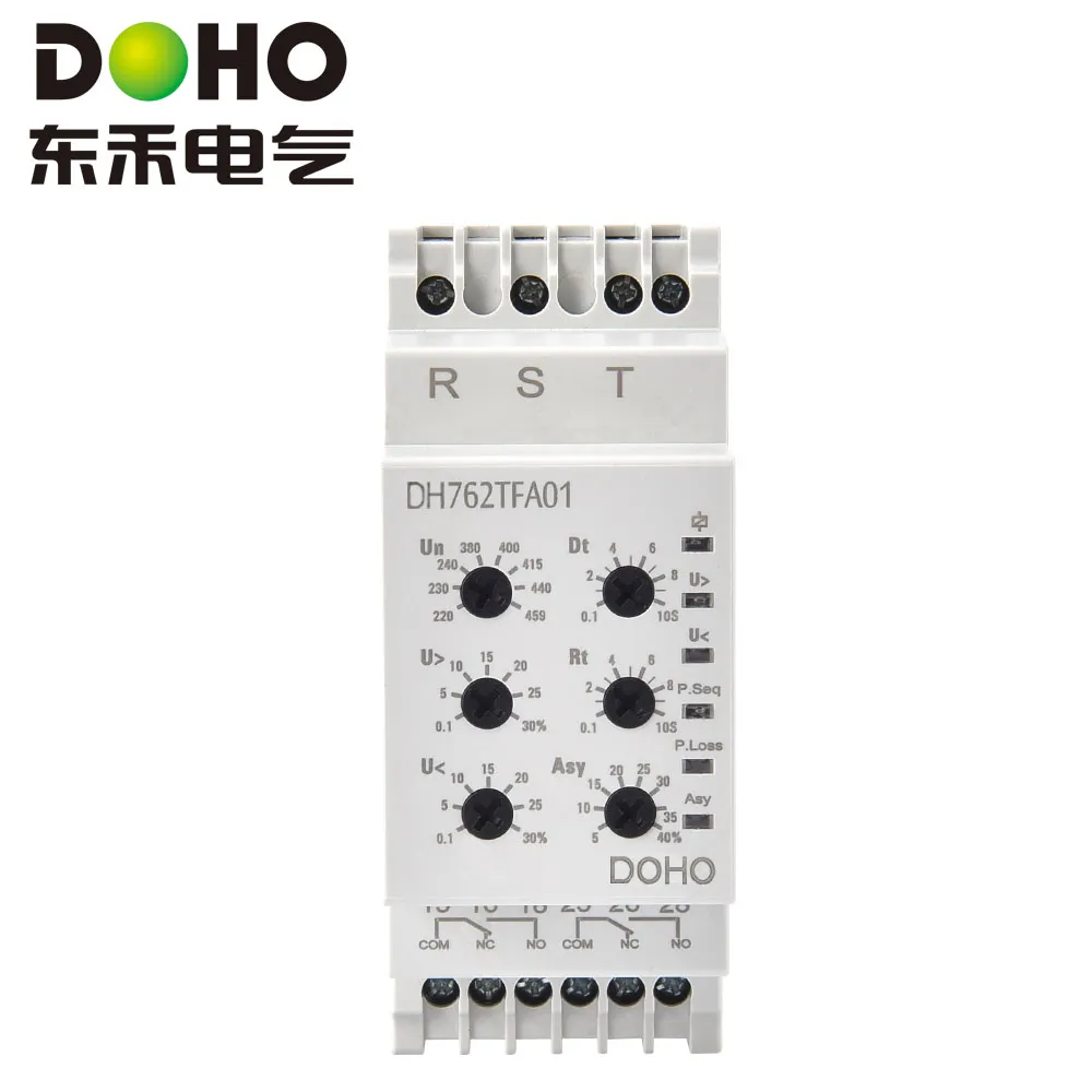 Реле контроля напряжения (3-фазное, 3-проводное) DH762TFA01