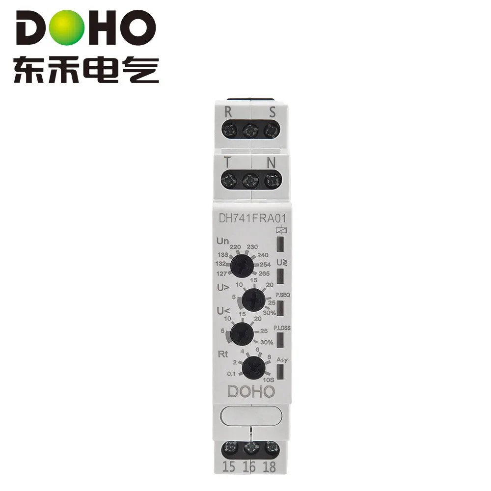 Реле контроля напряжения (3-фазное, 4-проводное) DH741FRA01