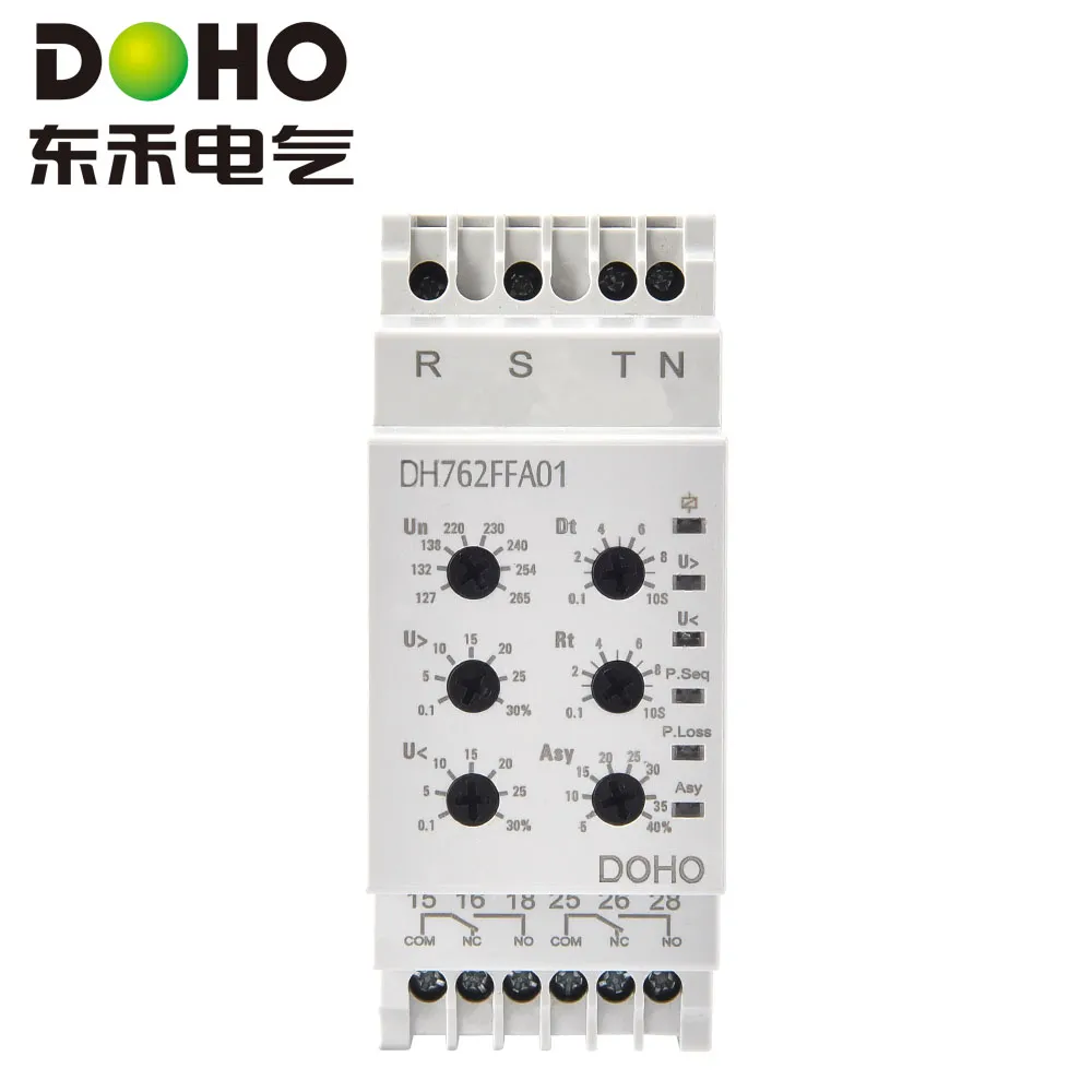 Реле контроля напряжения (3-фазное, 4-проводное) DH762FFA01