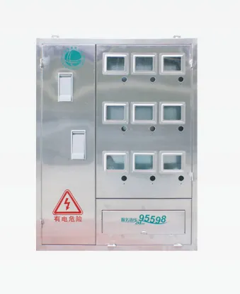 Наружный однофазный щит электросчетчиков из нержавеющей стали