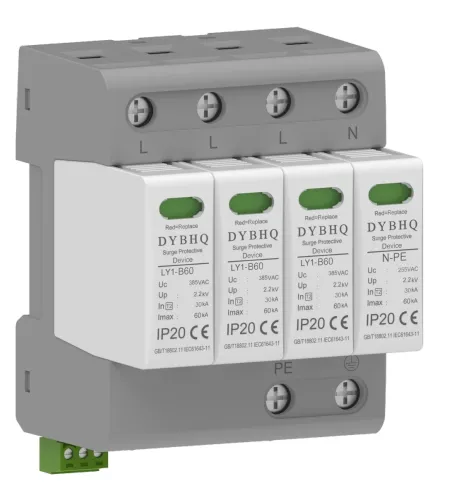Ограничитель перенапряжения типа 2 переменного тока многополюсный DH1-B60+NPE