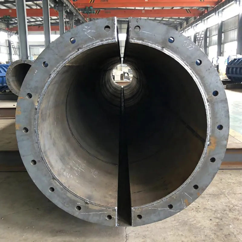 Стальная форма для изготовления предварительно напряженных свай-оболочек методом предварительного натяжения