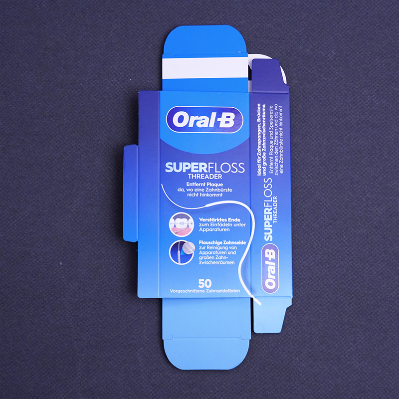 Картонная коробка для зубной пасты