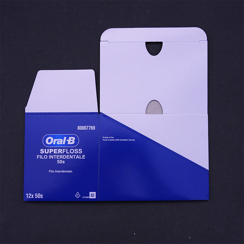 Картонная коробка для зубной пасты