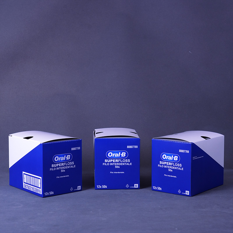 Картонная коробка для зубной пасты