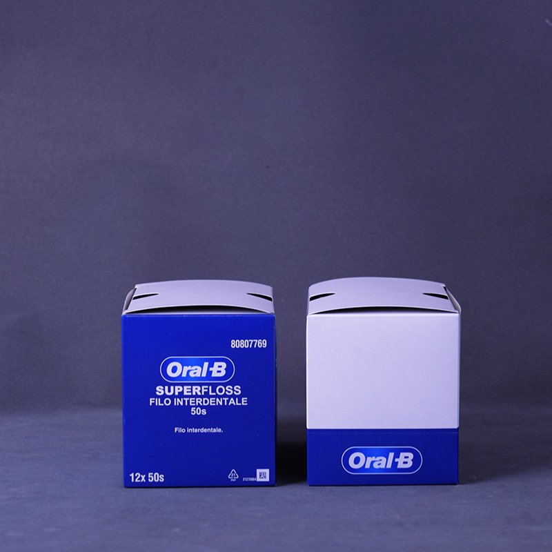 Картонная коробка для зубной пасты