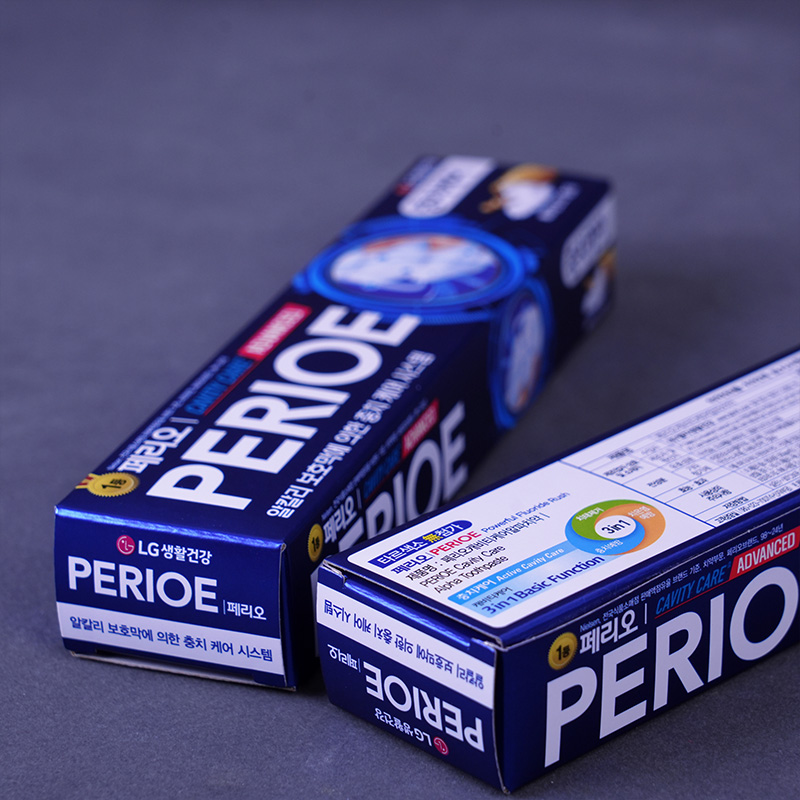 Картонная коробка для зубной пасты