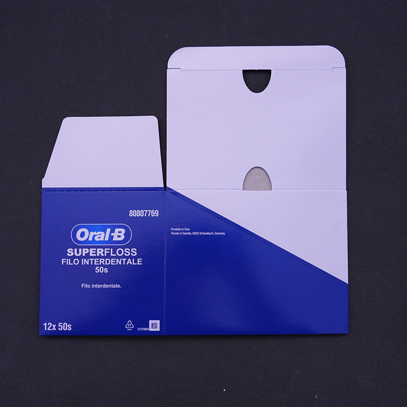 Картонная коробка для зубной пасты