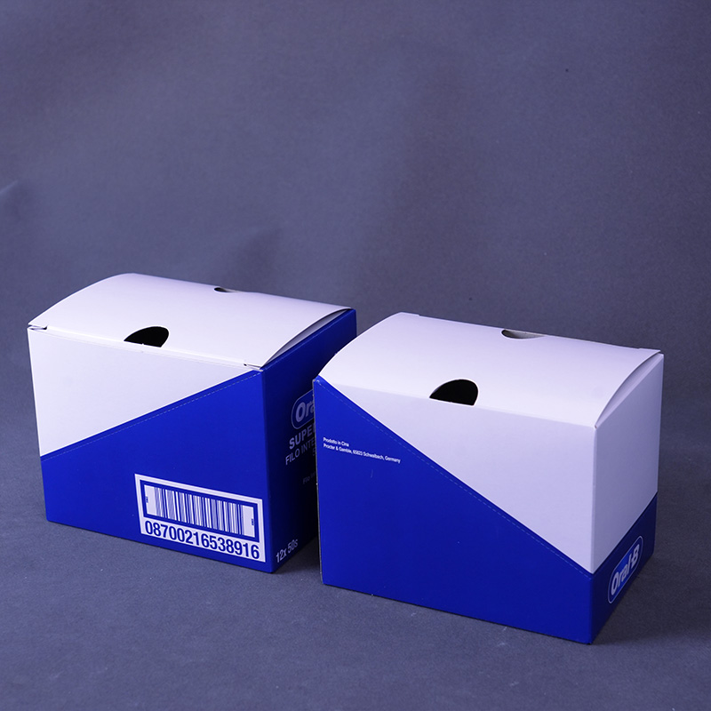 Картонная коробка для зубной пасты