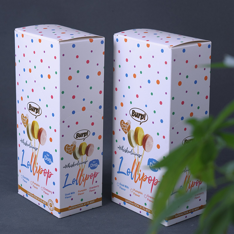Картонная коробка для леденцов на палочке