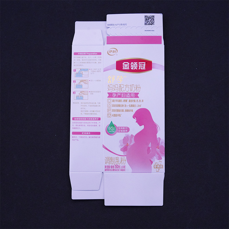 Картонная коробка для молочной смеси