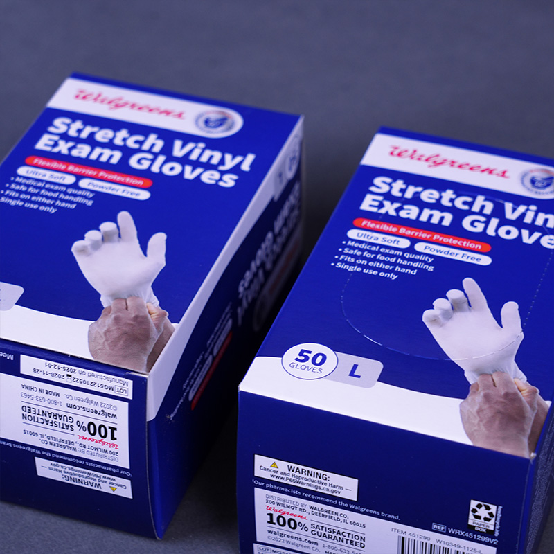 Картонная коробка для перчаток