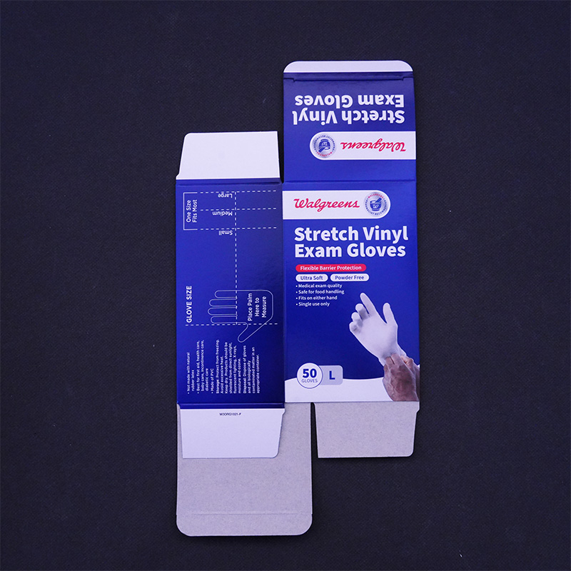 Картонная коробка для перчаток