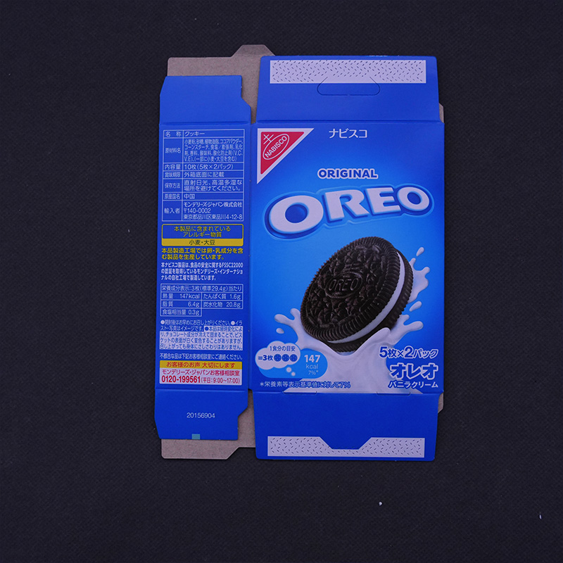 Картонная коробка для печенья Oreo
