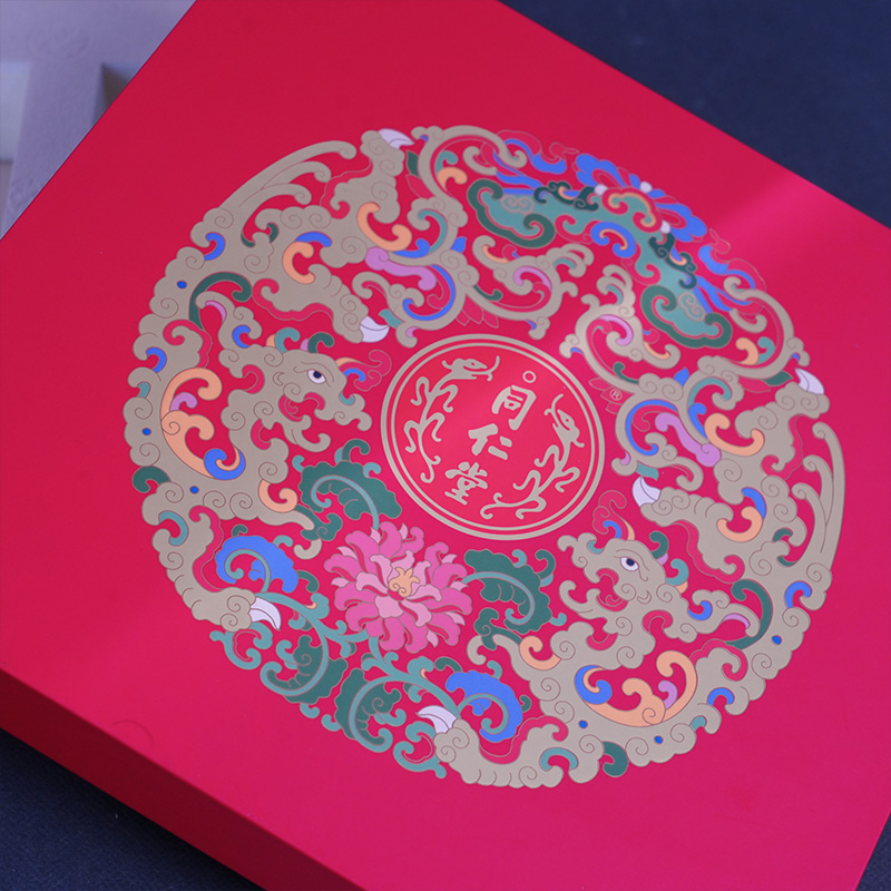 Подарочная коробка с крышкой-основанием «Тунжэньтан»