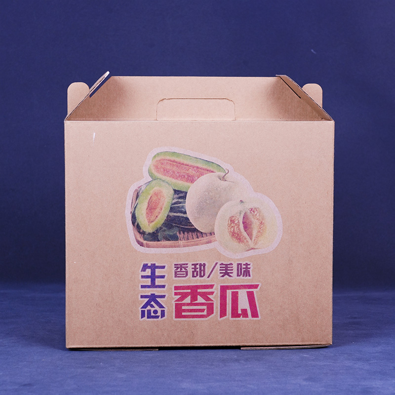 Экологичная подарочная коробка с ручкой для мускусной дыни