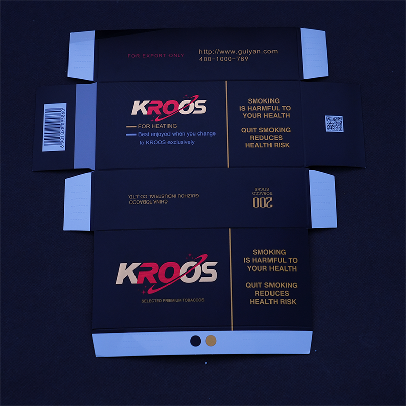 Экспортная версия сигаретной пачки Kroos