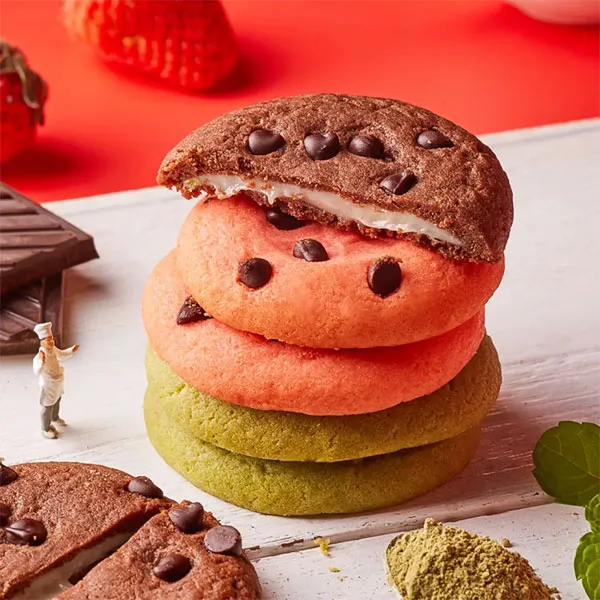 Линия по производству печенья из шоколадных бобов